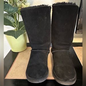 UGG style Black Boot with Bows